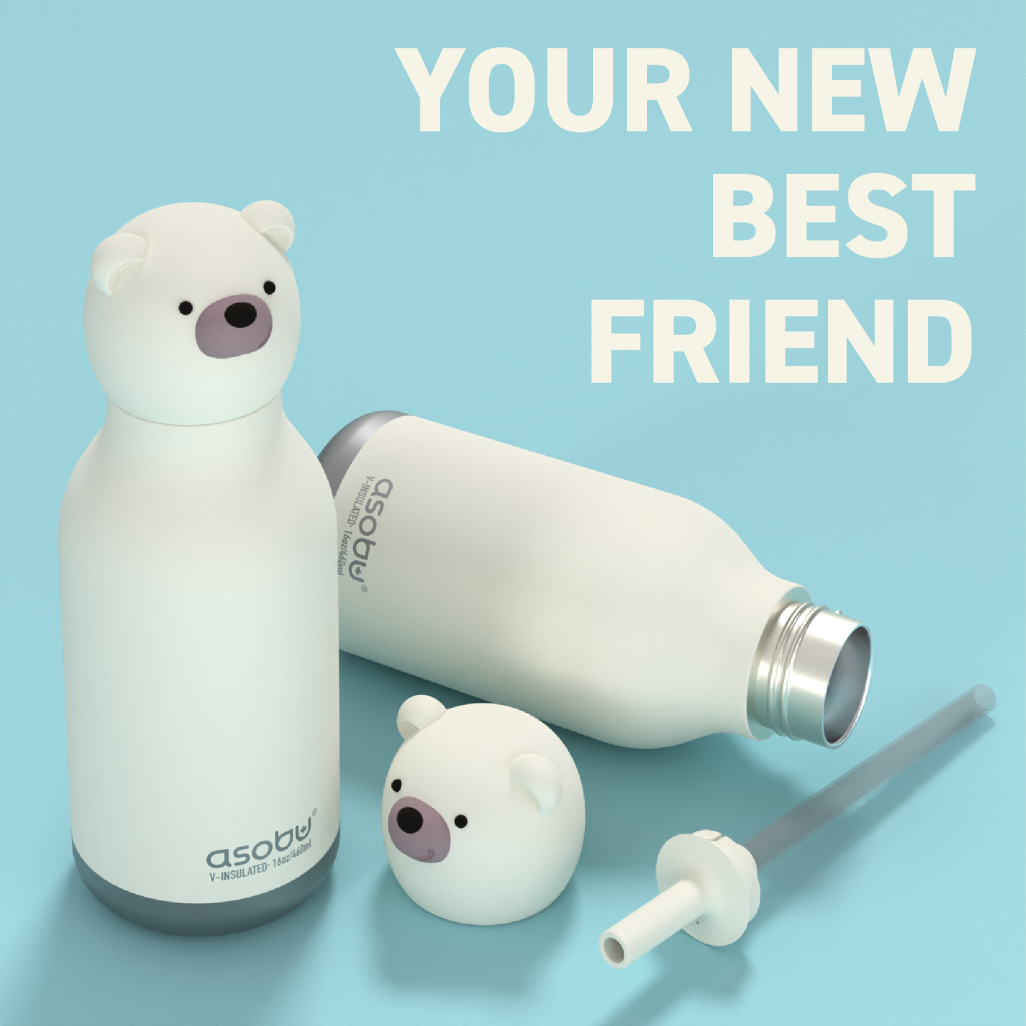Bestie Animal Bottle - Bear
