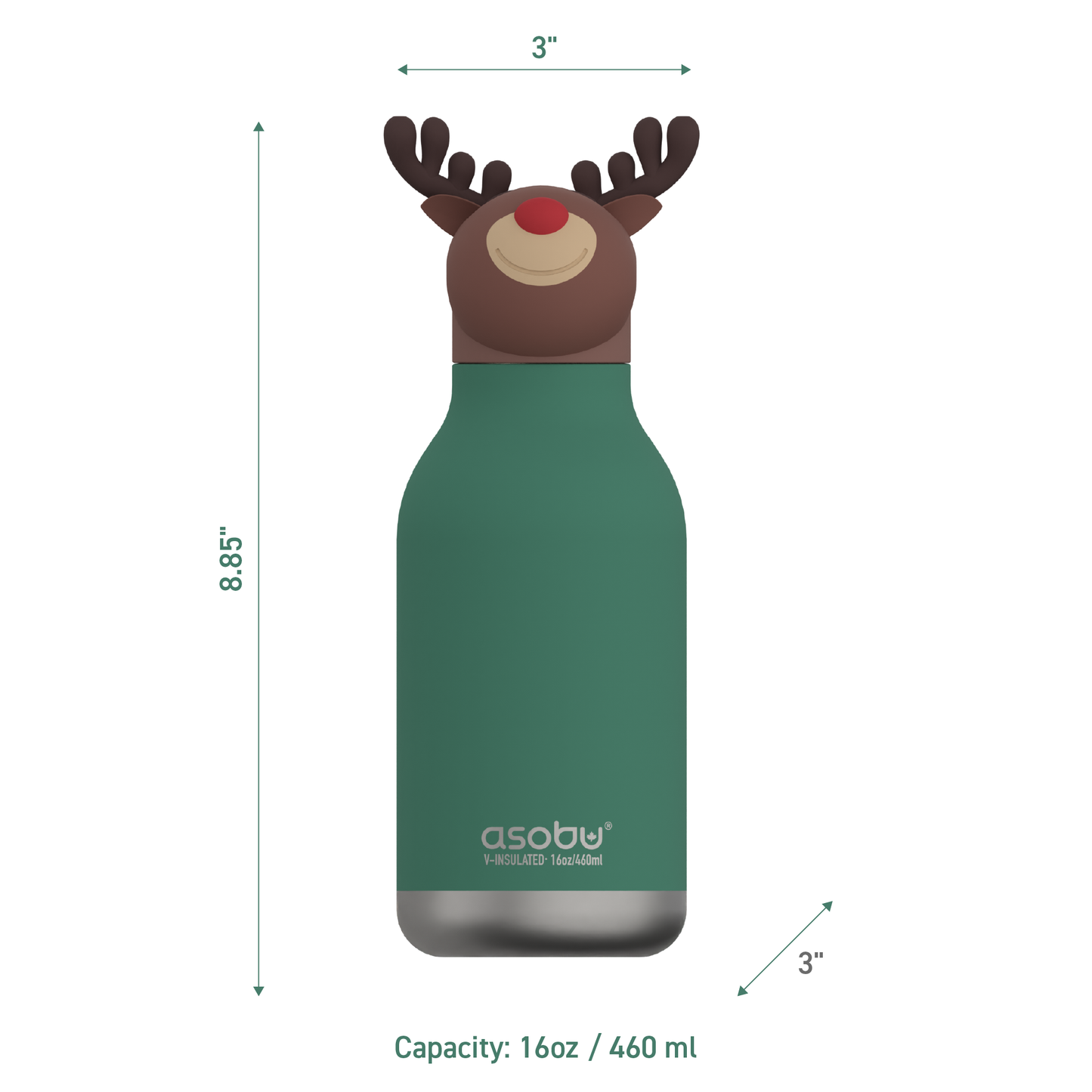 Bestie Animal Bottle - Reindeer