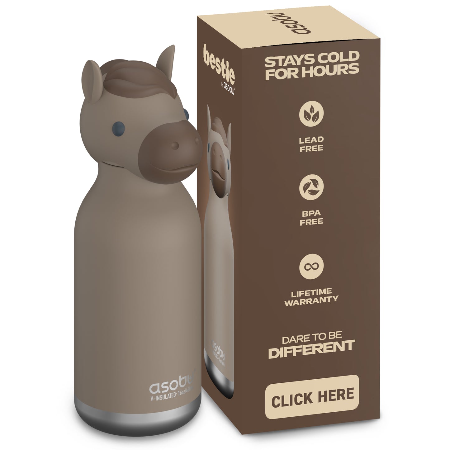 Bestie Animal Bottle - Horse