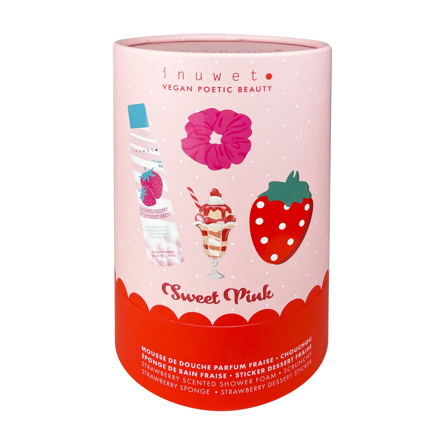 INUWET BATH SET- Sweet Pink