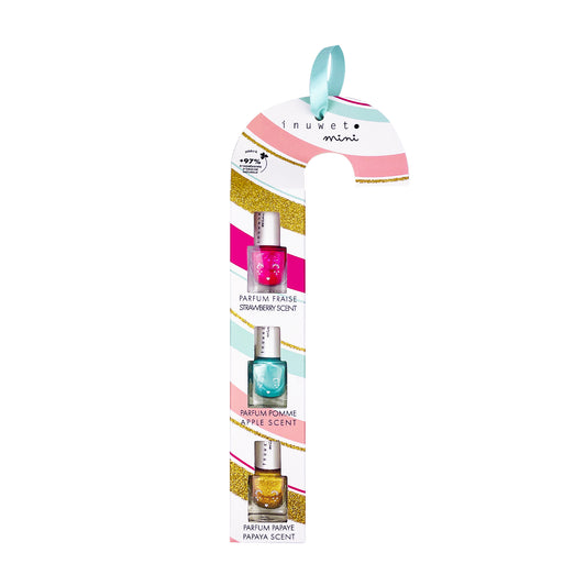 FORHÅNDSBESTILL // INUWET MINI CANDY CANE 3 nail polishes