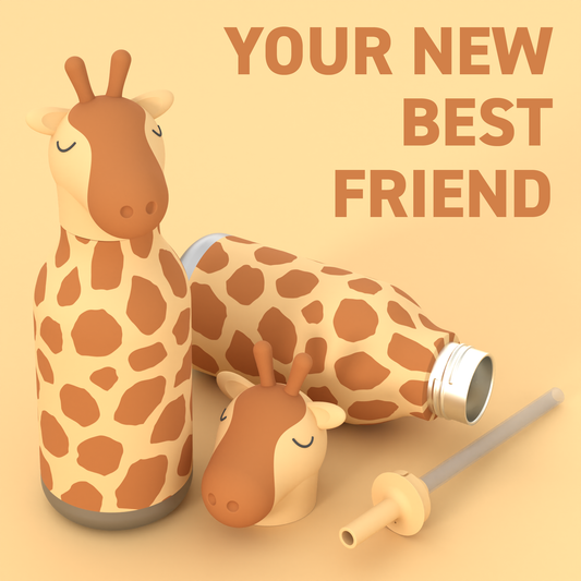 Bestie Animal Bottle - Giraffe