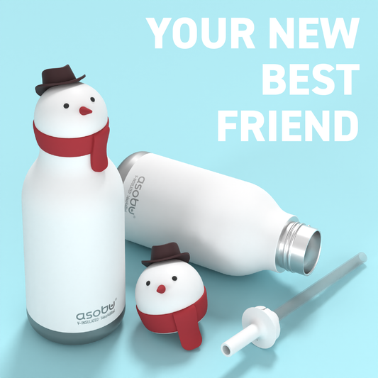 Bestie Animal Bottle - Snowman
