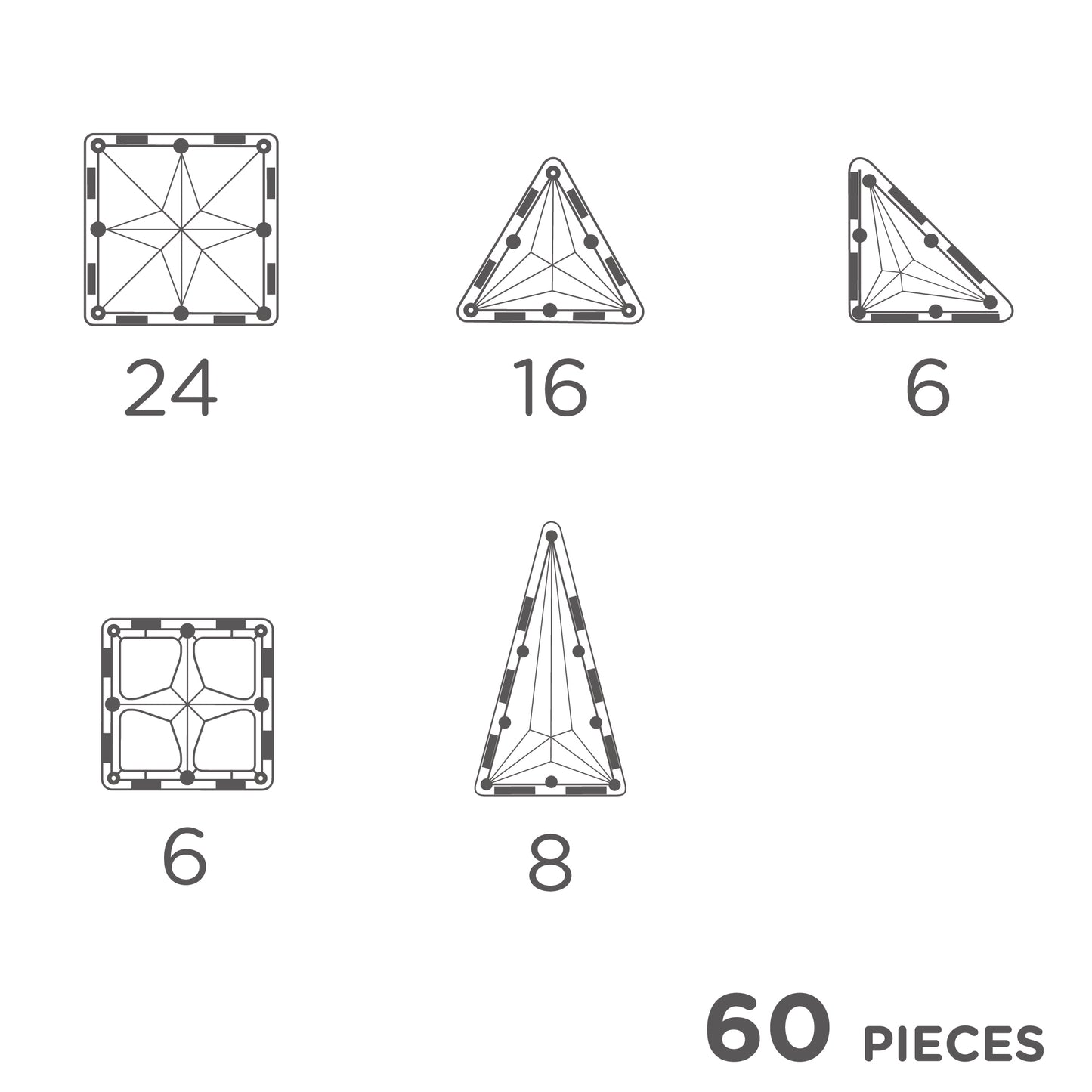Cleverclixx Original Pack Intense | 60 Pieces