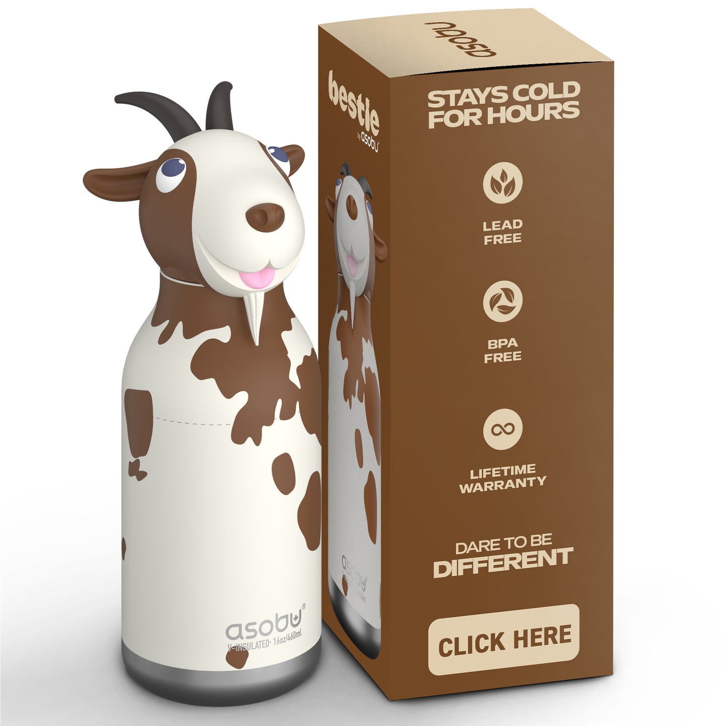 Bestie Animal Bottle - Goat