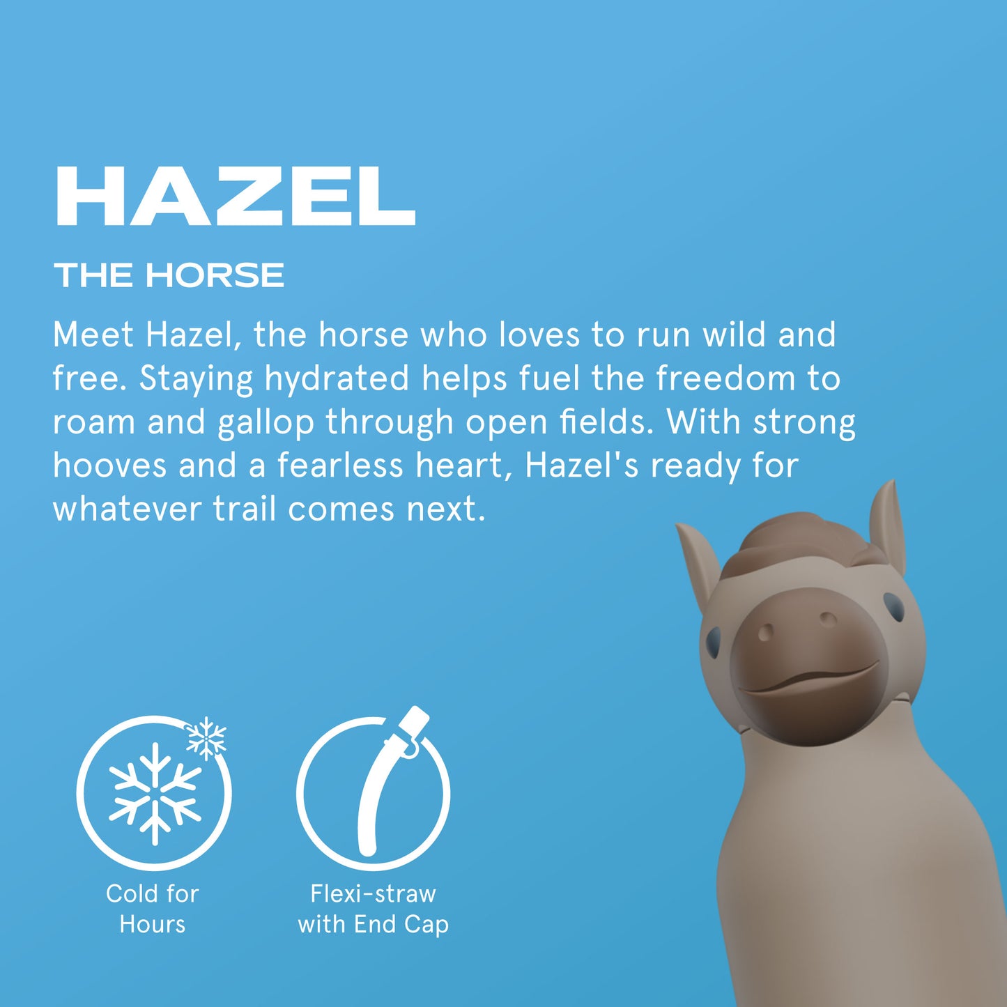 Bestie Animal Bottle - Horse