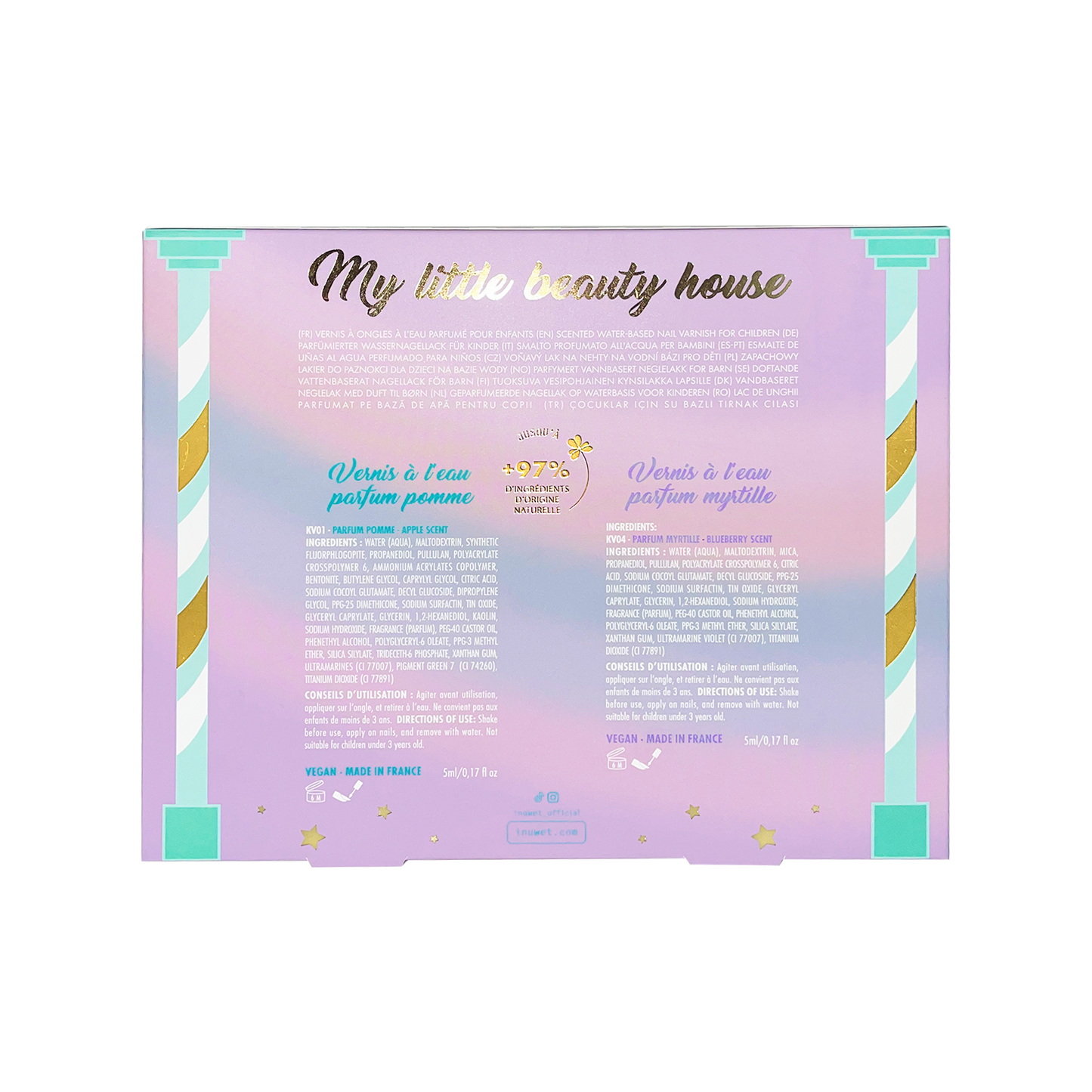 INUWET BATH SET Donuts- Crazy Creamy