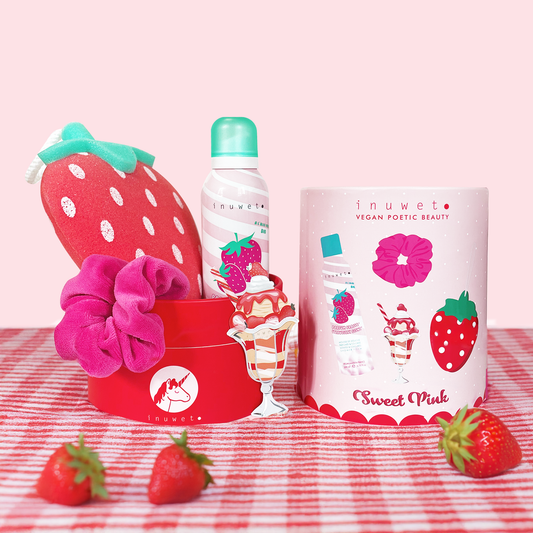 INUWET BATH SET- Sweet Pink