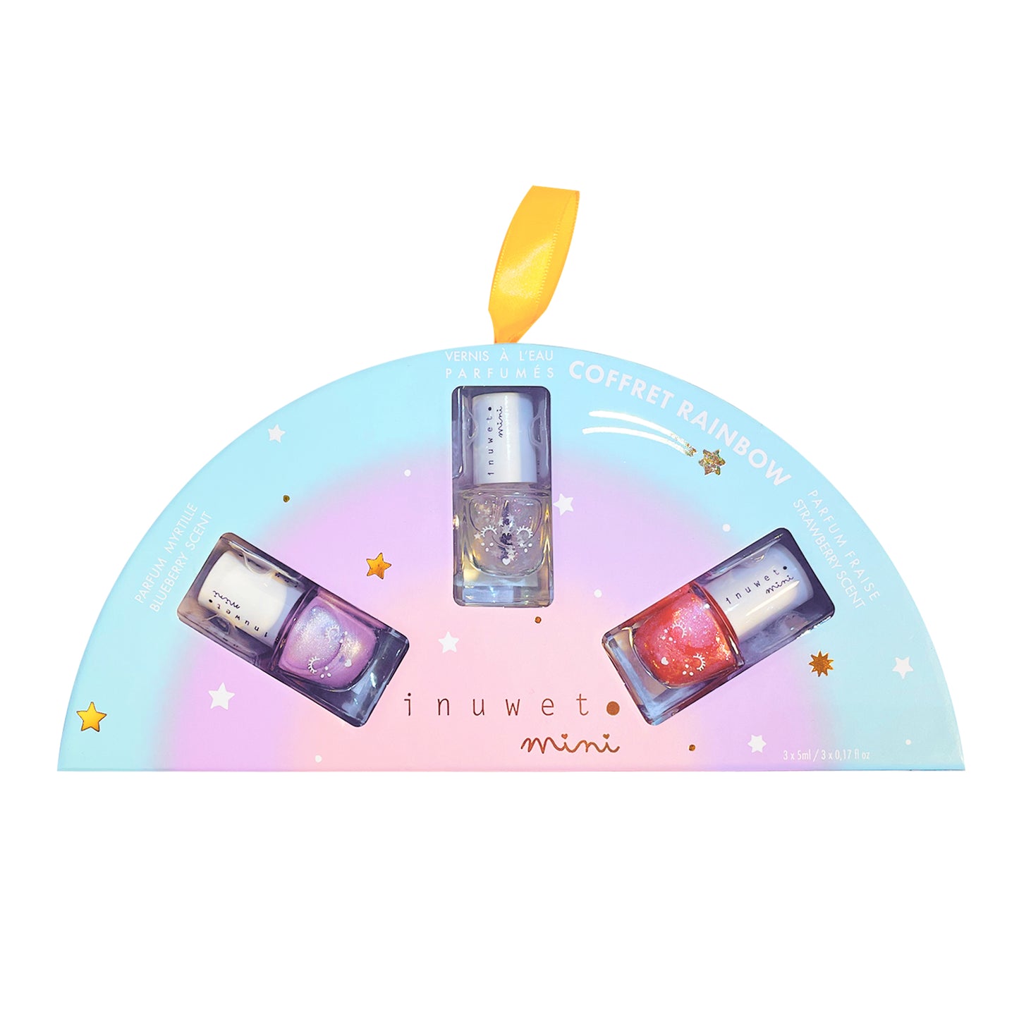 INUWET - RAINBOW NAILS POLISH TRIO